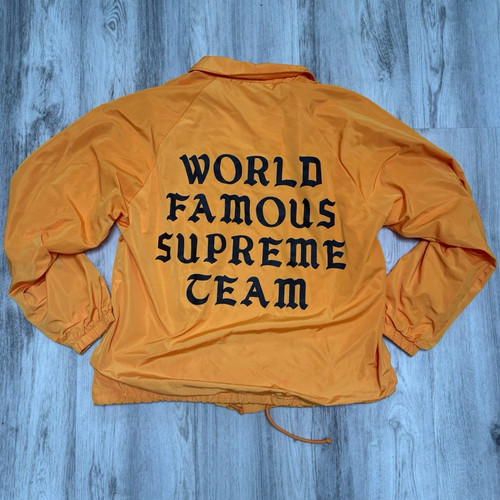 Supreme orange coach jacket - coach,