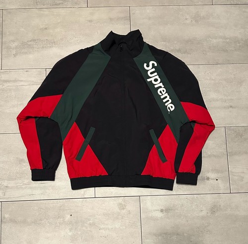 Supreme paneled track jacket - paneled,